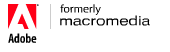 "Formerly Macromedia" logo
